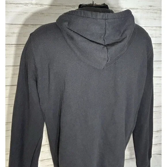 GoPro Zip Hoodie Full Zip Sweatshirt Men's Size LARGE Logo Camera Gray Jacket - Picture 7 of 14